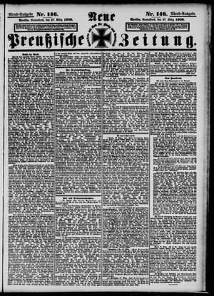 Neue preußische Zeitung vom 27.03.1909