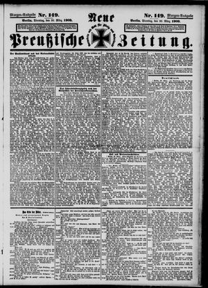 Neue preußische Zeitung vom 30.03.1909
