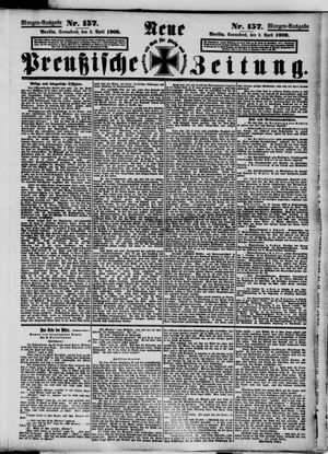 Neue preußische Zeitung vom 03.04.1909