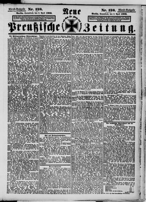 Neue preußische Zeitung vom 03.04.1909