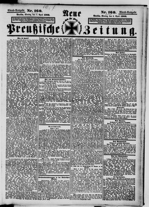 Neue preußische Zeitung vom 05.04.1909