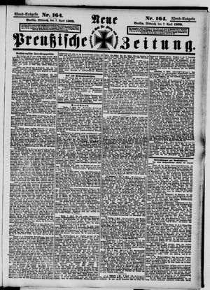 Neue preußische Zeitung vom 07.04.1909