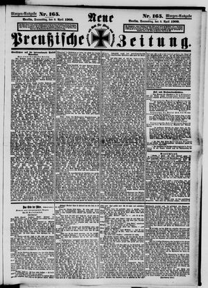 Neue preußische Zeitung vom 08.04.1909