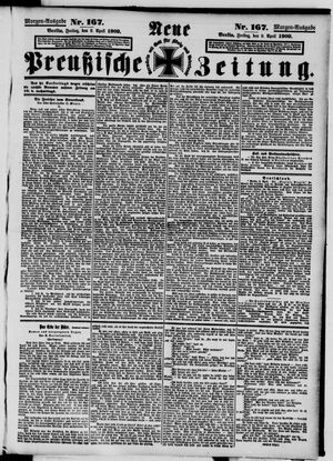 Neue preußische Zeitung vom 09.04.1909