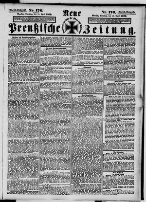 Neue preußische Zeitung vom 13.04.1909