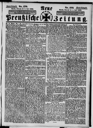 Neue preußische Zeitung vom 14.04.1909
