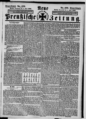 Neue preußische Zeitung vom 17.04.1909