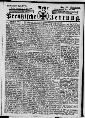 Neue preußische Zeitung vom 17.04.1909