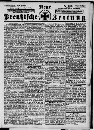 Neue preußische Zeitung vom 19.04.1909