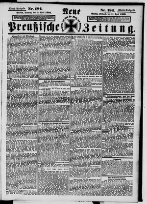 Neue preußische Zeitung vom 21.04.1909