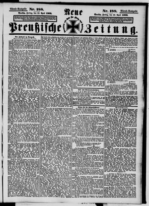 Neue preußische Zeitung vom 23.04.1909