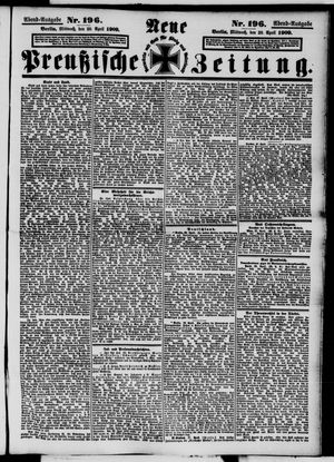 Neue preußische Zeitung vom 28.04.1909