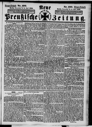Neue preußische Zeitung vom 29.04.1909