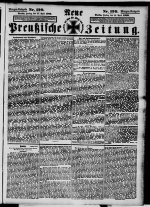 Neue preußische Zeitung vom 30.04.1909