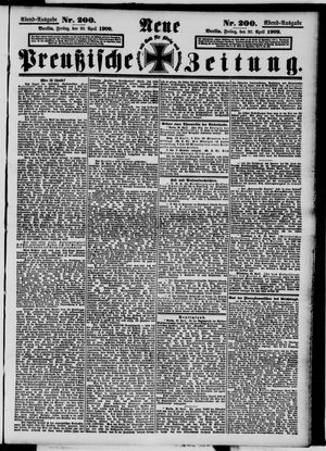 Neue preußische Zeitung vom 30.04.1909