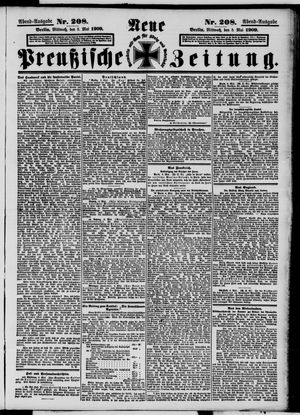 Neue preußische Zeitung vom 05.05.1909