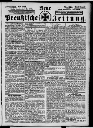 Neue preußische Zeitung vom 08.05.1909