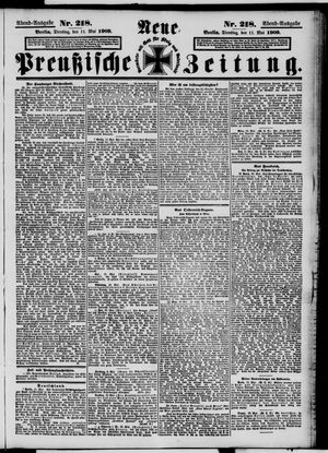 Neue preußische Zeitung vom 11.05.1909