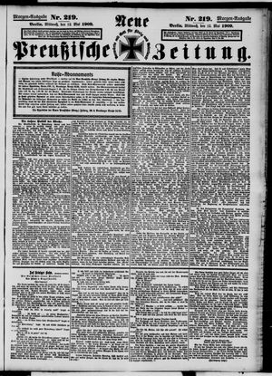 Neue preußische Zeitung vom 12.05.1909
