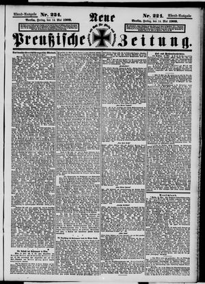 Neue preußische Zeitung vom 14.05.1909