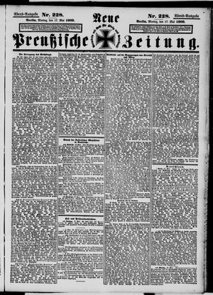 Neue preußische Zeitung vom 17.05.1909