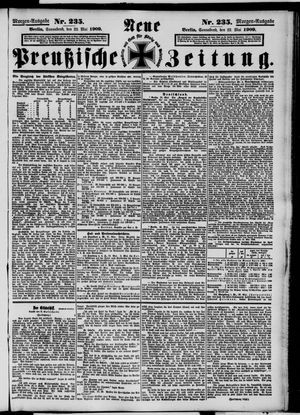 Neue preußische Zeitung vom 22.05.1909