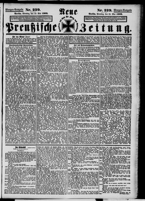 Neue preußische Zeitung vom 25.05.1909