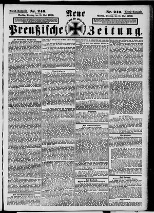 Neue preußische Zeitung vom 25.05.1909