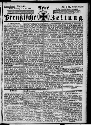 Neue preußische Zeitung vom 27.05.1909