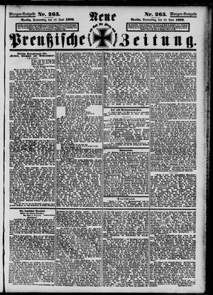 Neue preußische Zeitung vom 10.06.1909