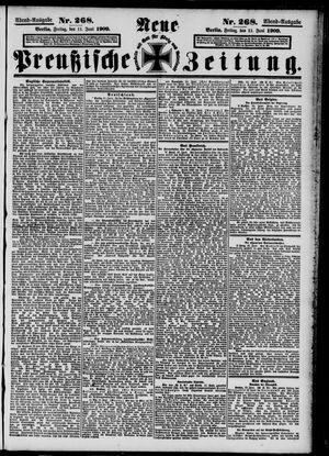 Neue preußische Zeitung vom 11.06.1909