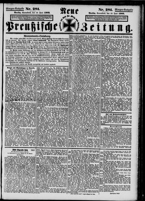 Neue preußische Zeitung vom 19.06.1909