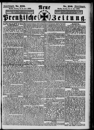 Neue preußische Zeitung vom 22.06.1909