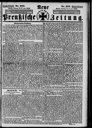 Neue preußische Zeitung vom 23.06.1909