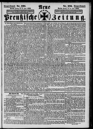 Neue preußische Zeitung vom 25.06.1909