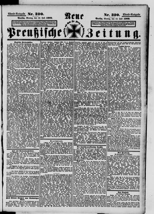 Neue preußische Zeitung vom 12.07.1909