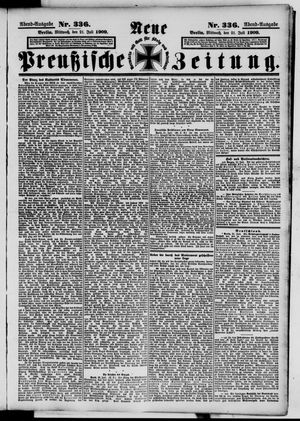Neue preußische Zeitung vom 21.07.1909