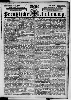 Neue preußische Zeitung vom 28.07.1909