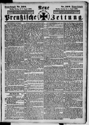 Neue preußische Zeitung vom 10.08.1909