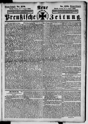 Neue preußische Zeitung vom 15.08.1909
