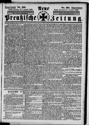 Neue preußische Zeitung vom 09.09.1909