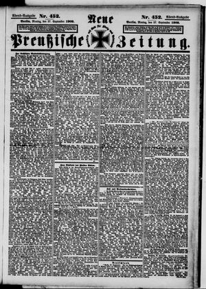 Neue preußische Zeitung vom 27.09.1909