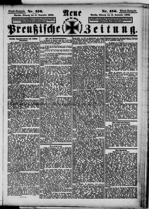 Neue preußische Zeitung vom 29.09.1909