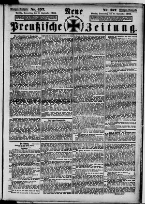 Neue preußische Zeitung vom 30.09.1909