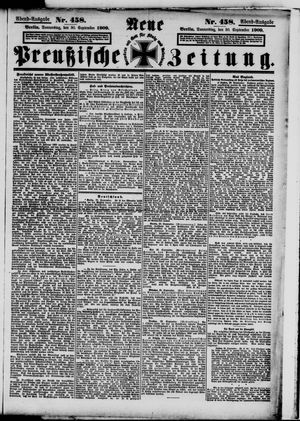 Neue preußische Zeitung vom 30.09.1909