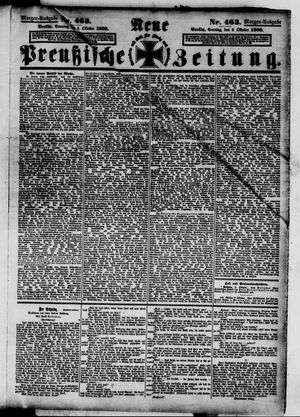 Neue preußische Zeitung vom 03.10.1909