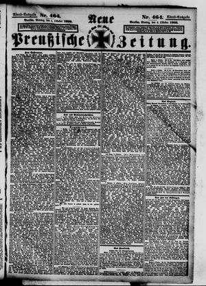 Neue preußische Zeitung vom 04.10.1909