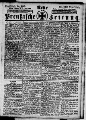 Neue preußische Zeitung on Oct 21, 1909