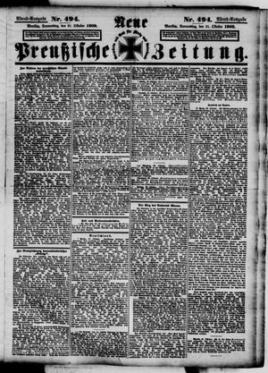 Neue preußische Zeitung on Oct 21, 1909