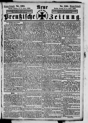 Neue preußische Zeitung vom 26.10.1909